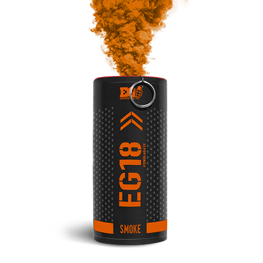 EG18 Orange Smoke Bomb